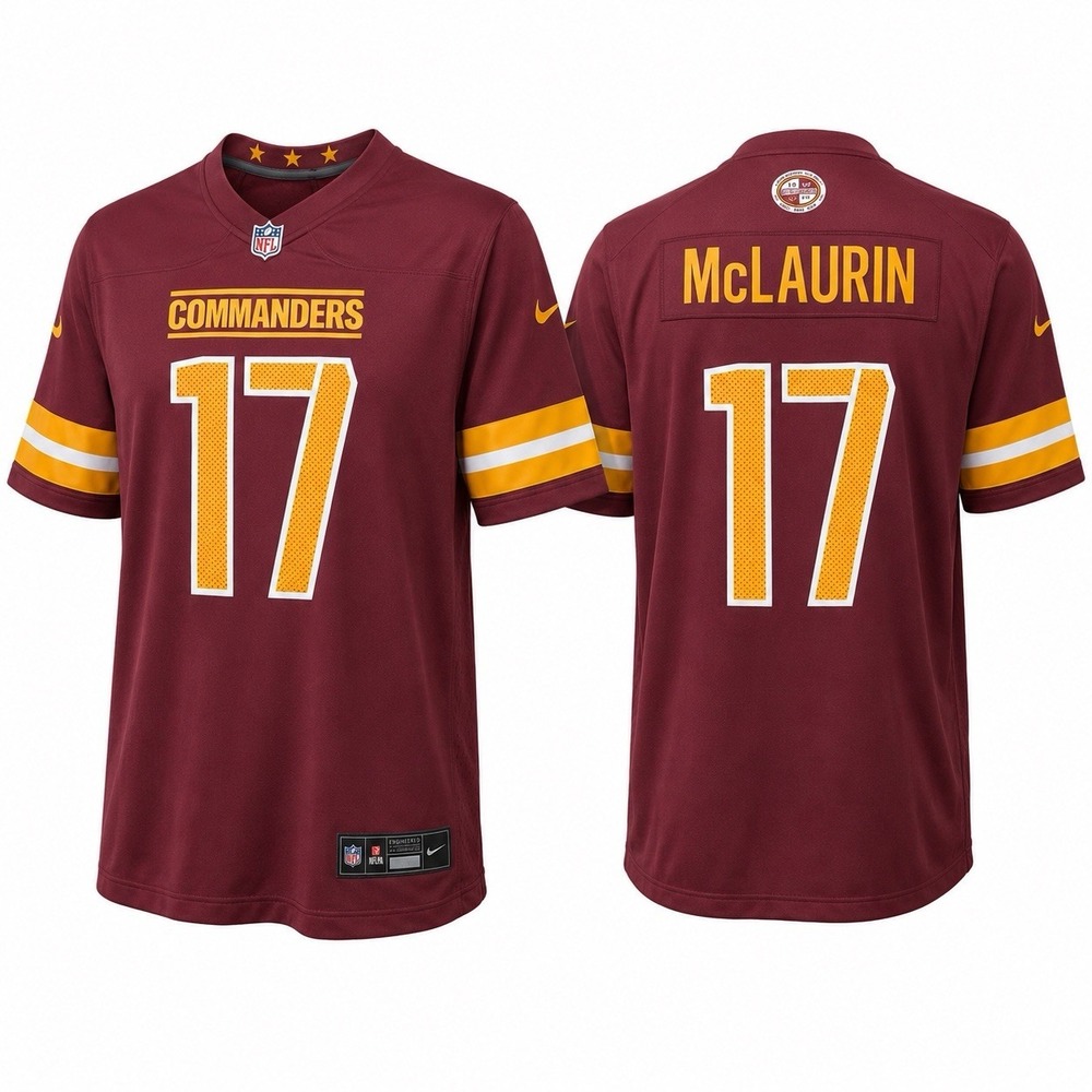 NEW Nike Washington Commanders Terry McLaurin #17 Game Jersey Men’s XXL Burgundy